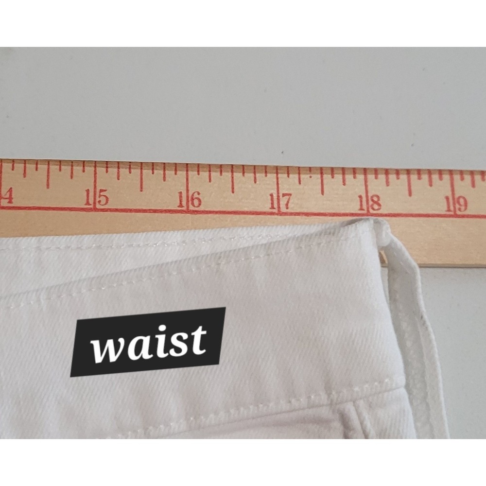 J.Crew Wide Leg White Jeans High Rise Size 32 NWT Preppy Capsule Wardrobe Staple - Picture 3 of 6